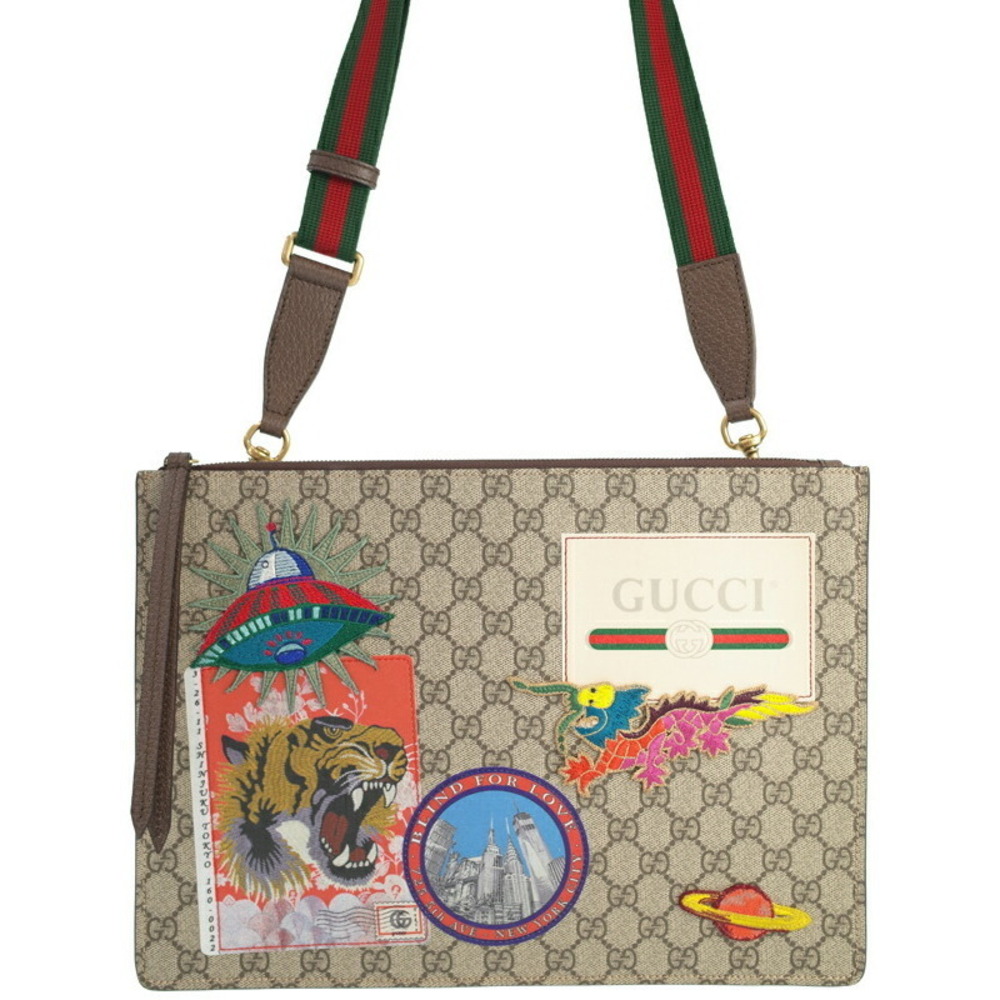 Gucci GG Supreme Courier Shoulder Bag